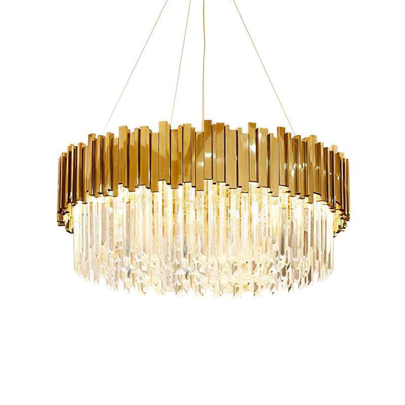 Avenu Kronleuchter Kronleuchte Gold Kristall Golden