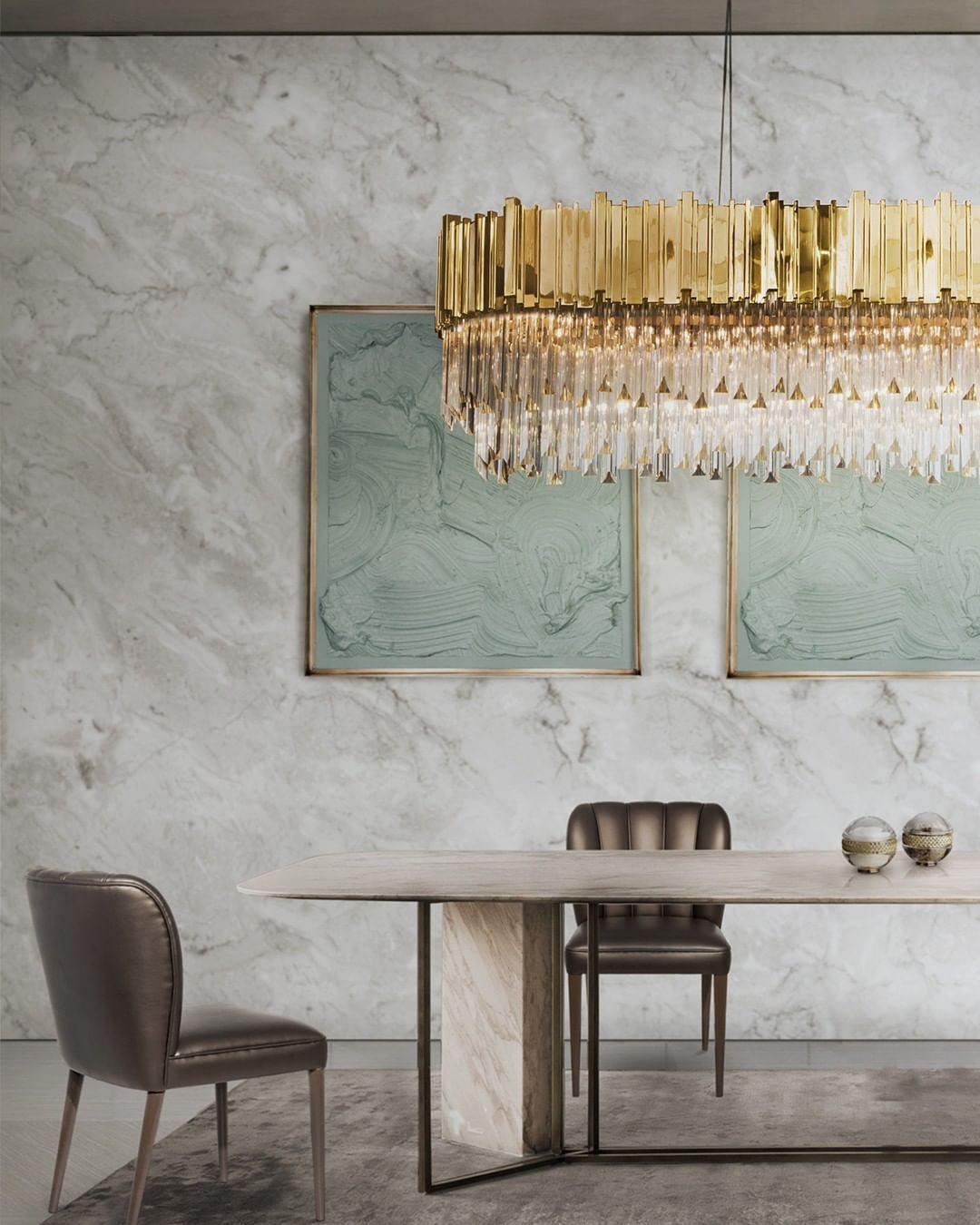 Avenu Kronleuchter Kronleuchte Gold Kristall Golden