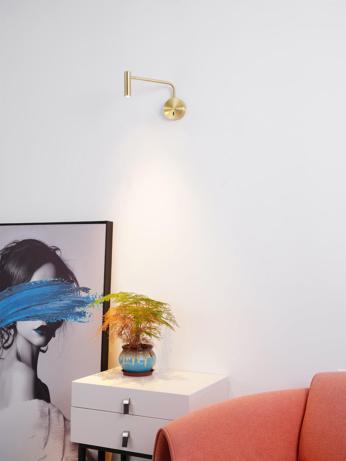 Kiroxen Minimalistische LED-Wandleuchte mit Scheiben