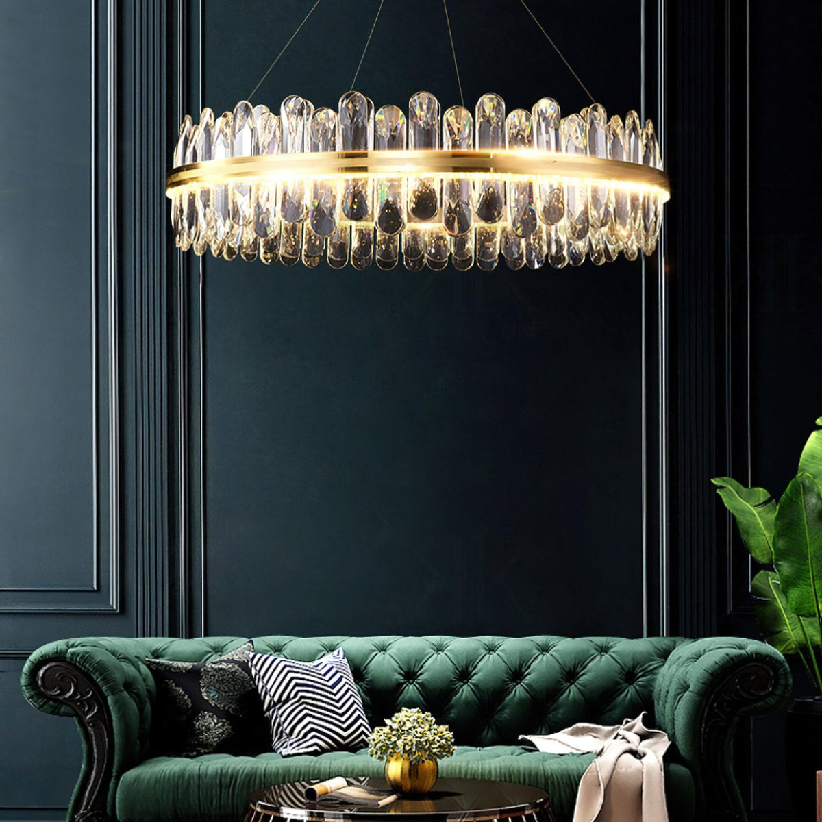 Xoriel Kronleuchter im postmodernen Luxus-Stil aus Kristall