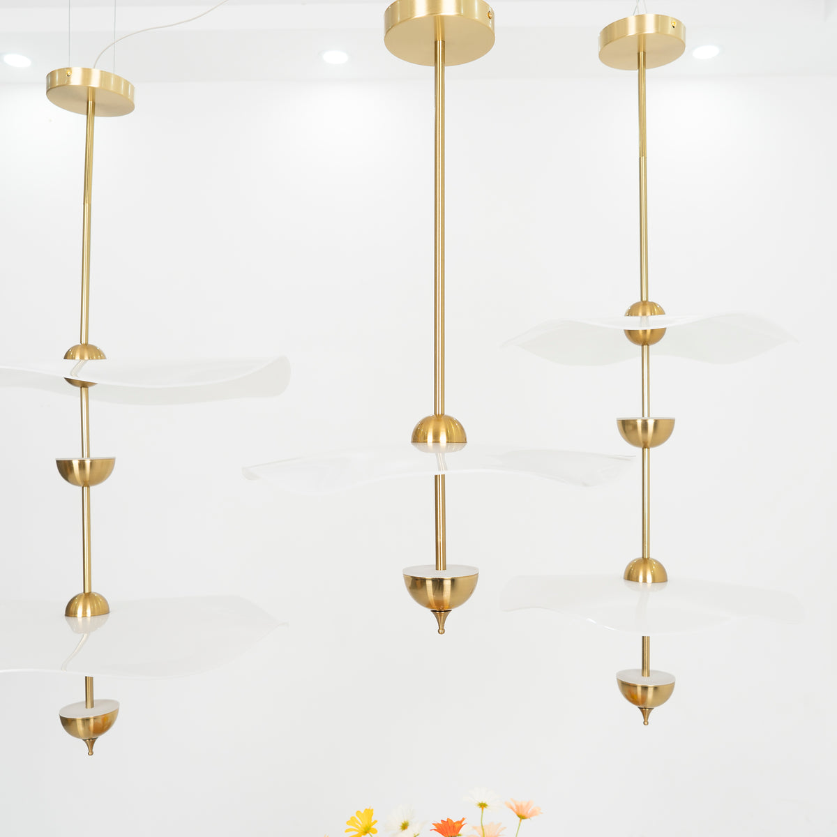 Lioraise Double Biscuit Pendelleuchte für Wohnzimmer