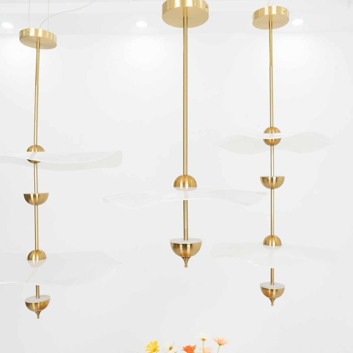 Lioraise Double Biscuit Pendelleuchte für Wohnzimmer