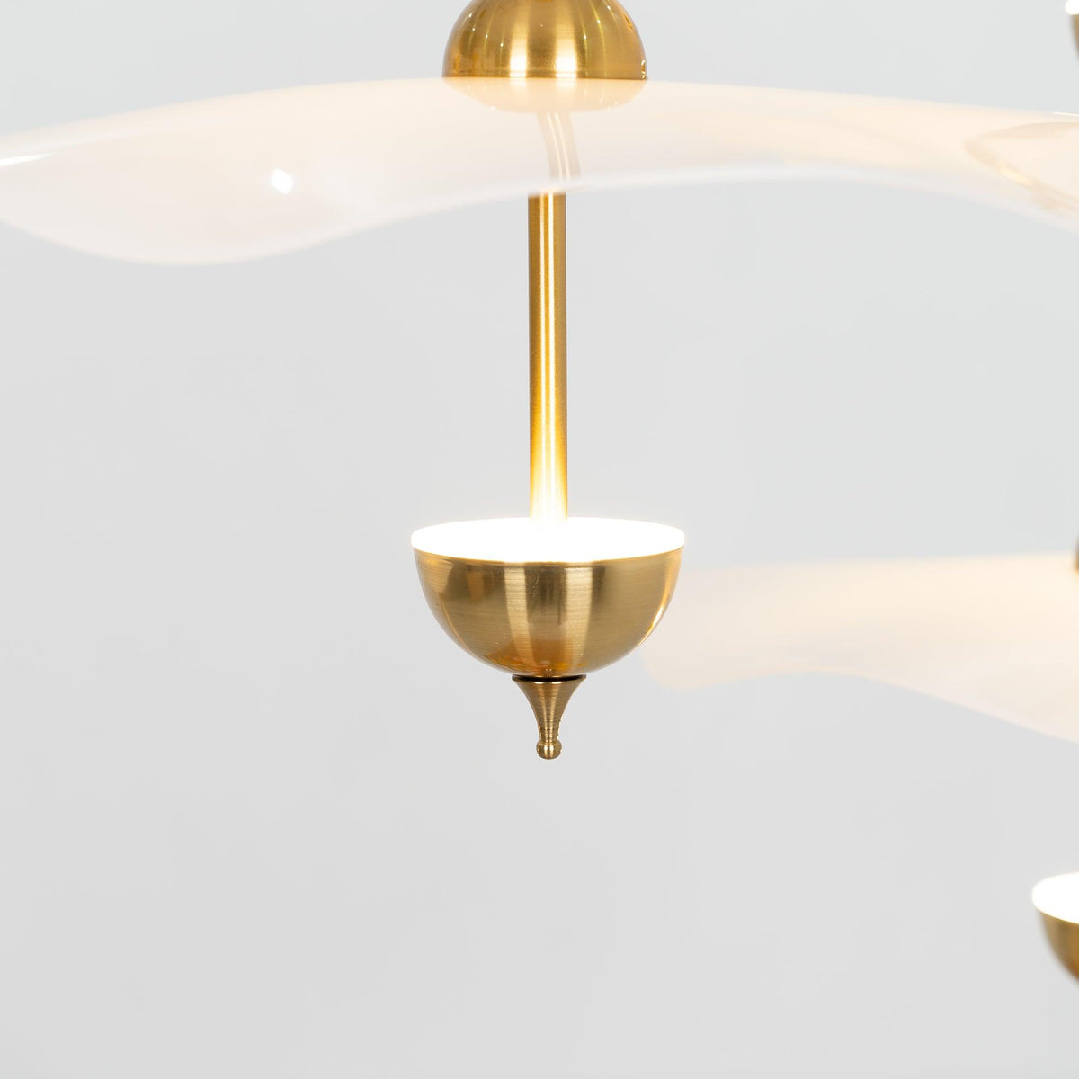 Lioraise Double Biscuit Pendelleuchte für Wohnzimmer