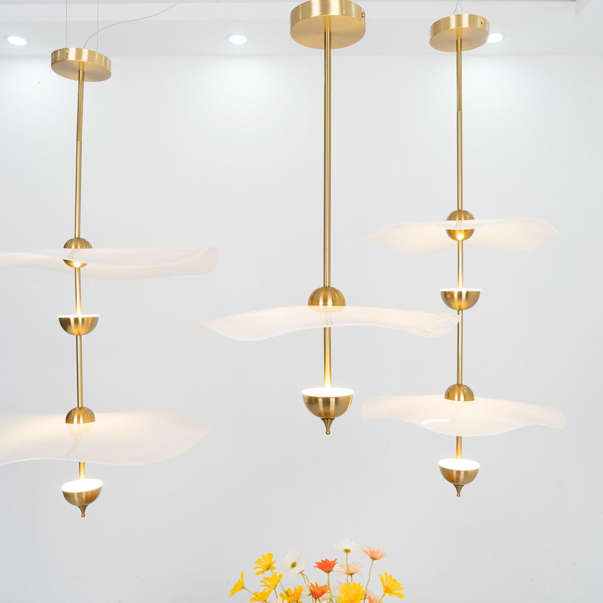 Lioraise Double Biscuit Pendelleuchte für Wohnzimmer