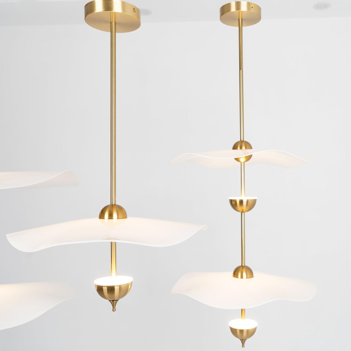 Lioraise Double Biscuit Pendelleuchte für Wohnzimmer