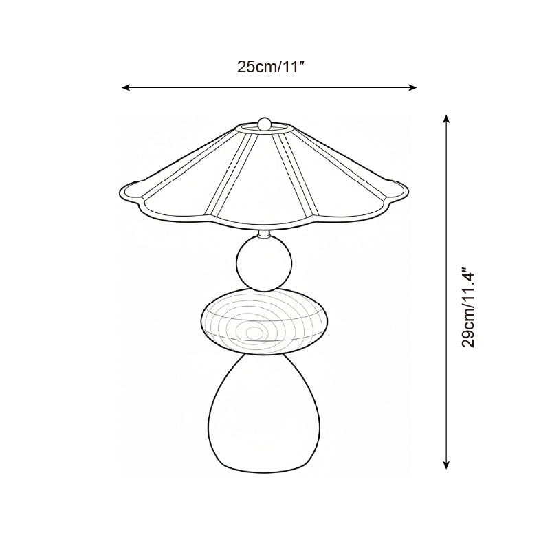 Lumoette Tischleuchte mit Stecker