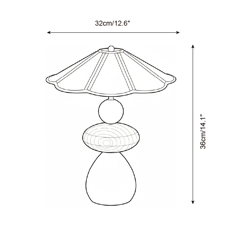 Lumoette Tischleuchte mit Stecker