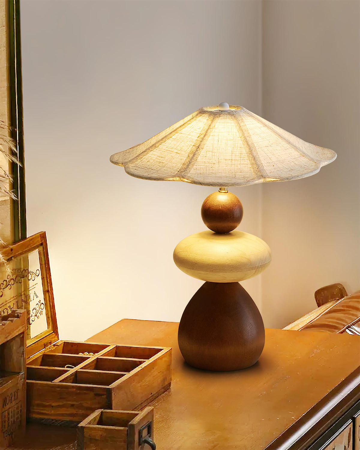 Lumoette Tischleuchte mit Stecker