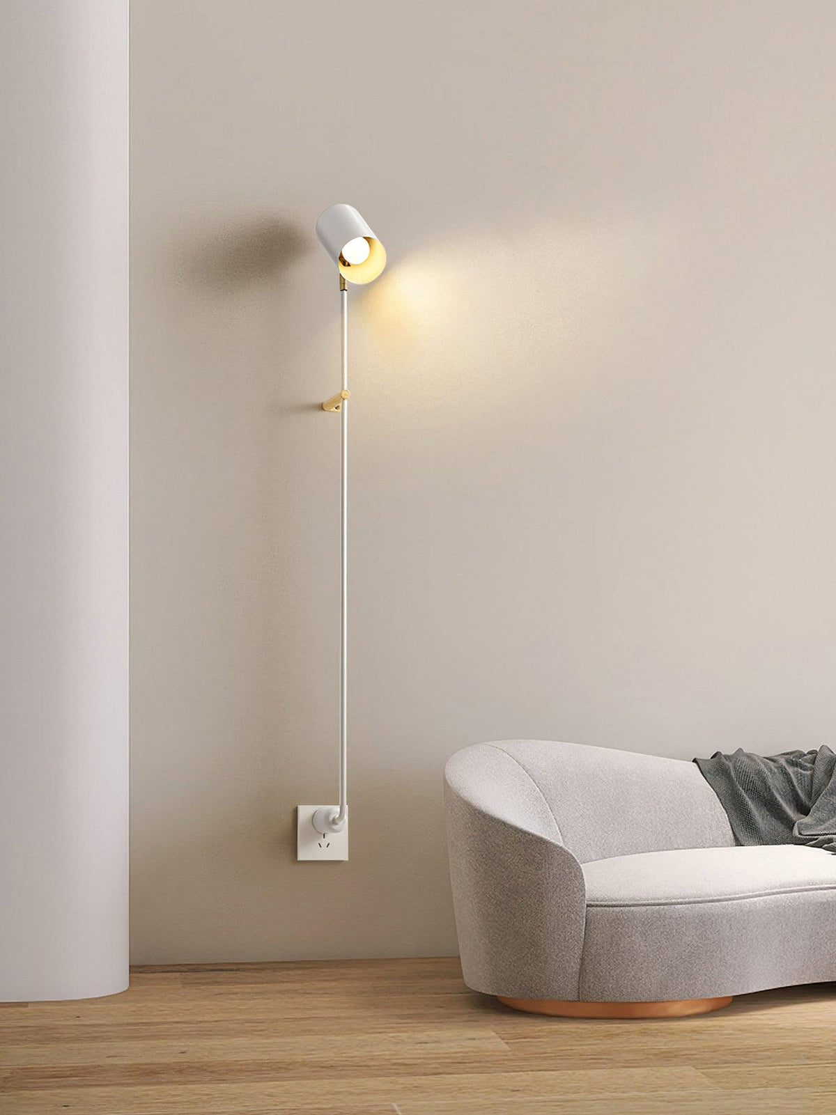 Equinox zeitgenössische minimalistische Wandleuchte