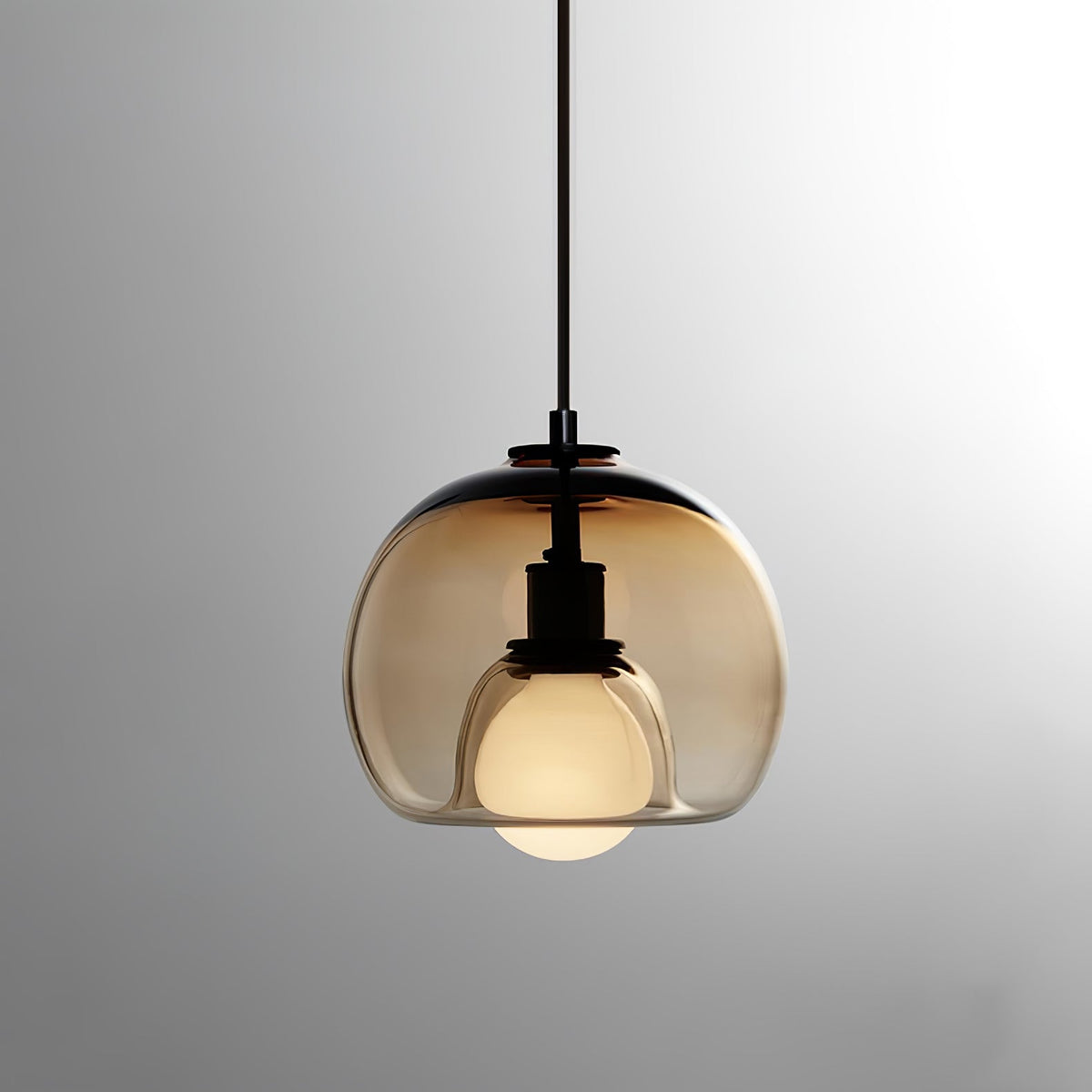 Eamver Glas zeitgenössische Pendelleuchte