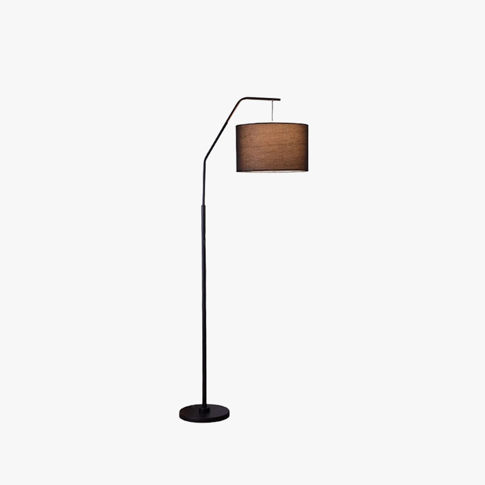 Arisha Modern Stehleuchte Cylinder, 6 Farben, Wohnzimmer, Metall Stoff
