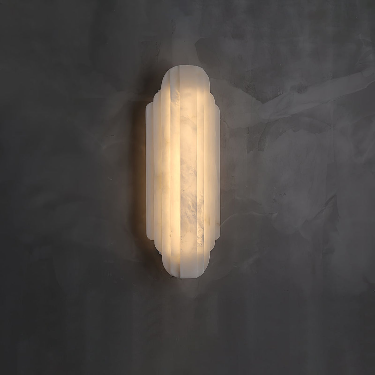 Avenanina Art Deco Alabaster Wandleuchte