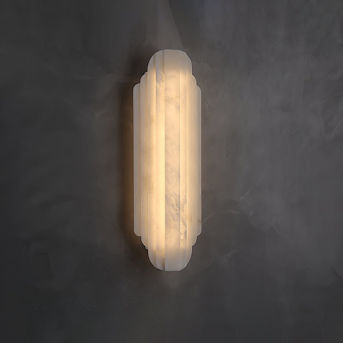 Avenanina Art Deco Alabaster Wandleuchte