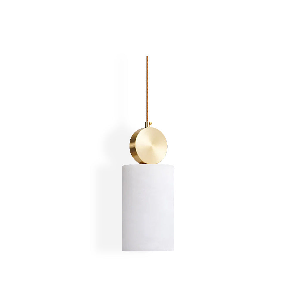 Salen Pendelleuchte Alabaster & Messing