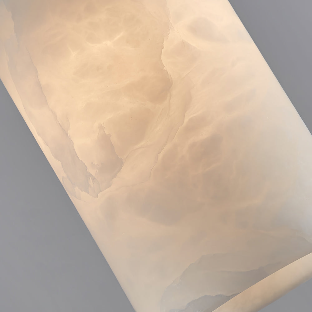 Salen Pendelleuchte Alabaster & Messing