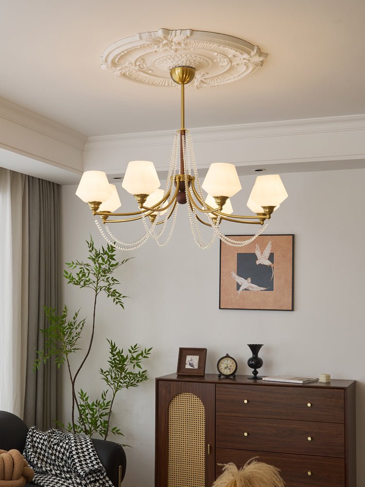 Othaus Kronleuchter im traditionellen Vintage-Stil aus Holz