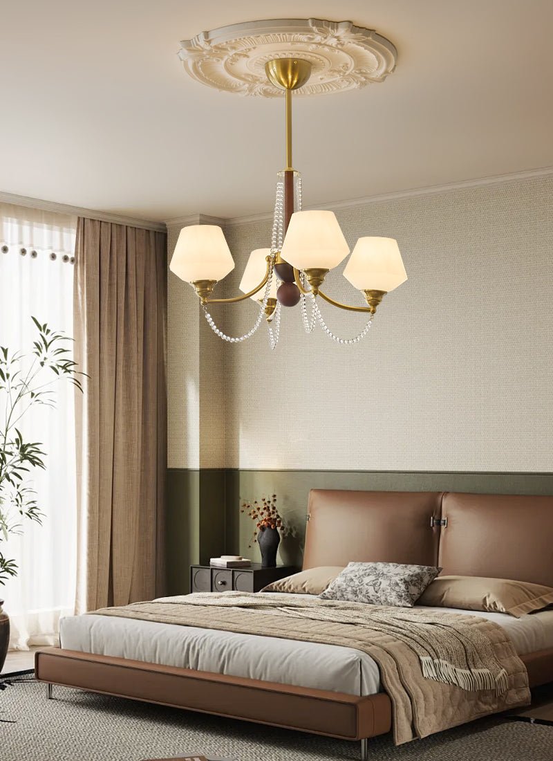 Othaus Kronleuchter im traditionellen Vintage-Stil aus Holz