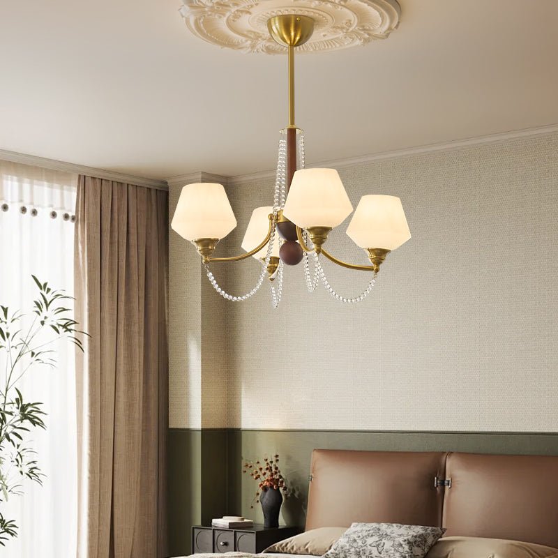 Othaus Kronleuchter im traditionellen Vintage-Stil aus Holz