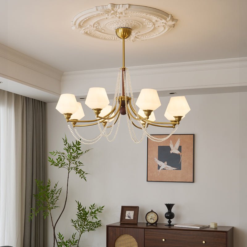 Othaus Kronleuchter im traditionellen Vintage-Stil aus Holz