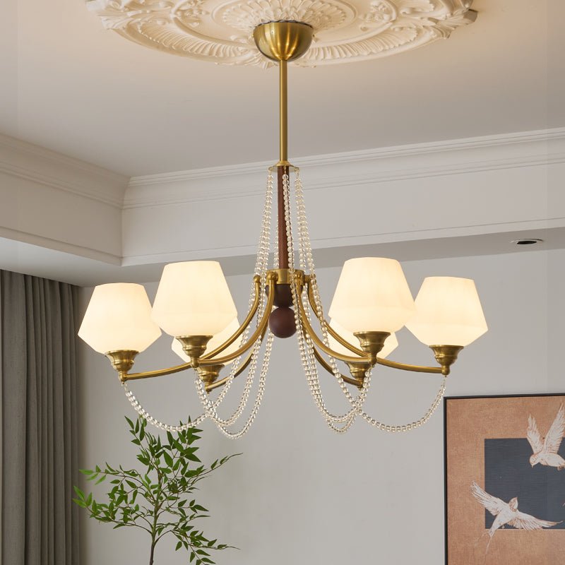 Othaus Kronleuchter im traditionellen Vintage-Stil aus Holz