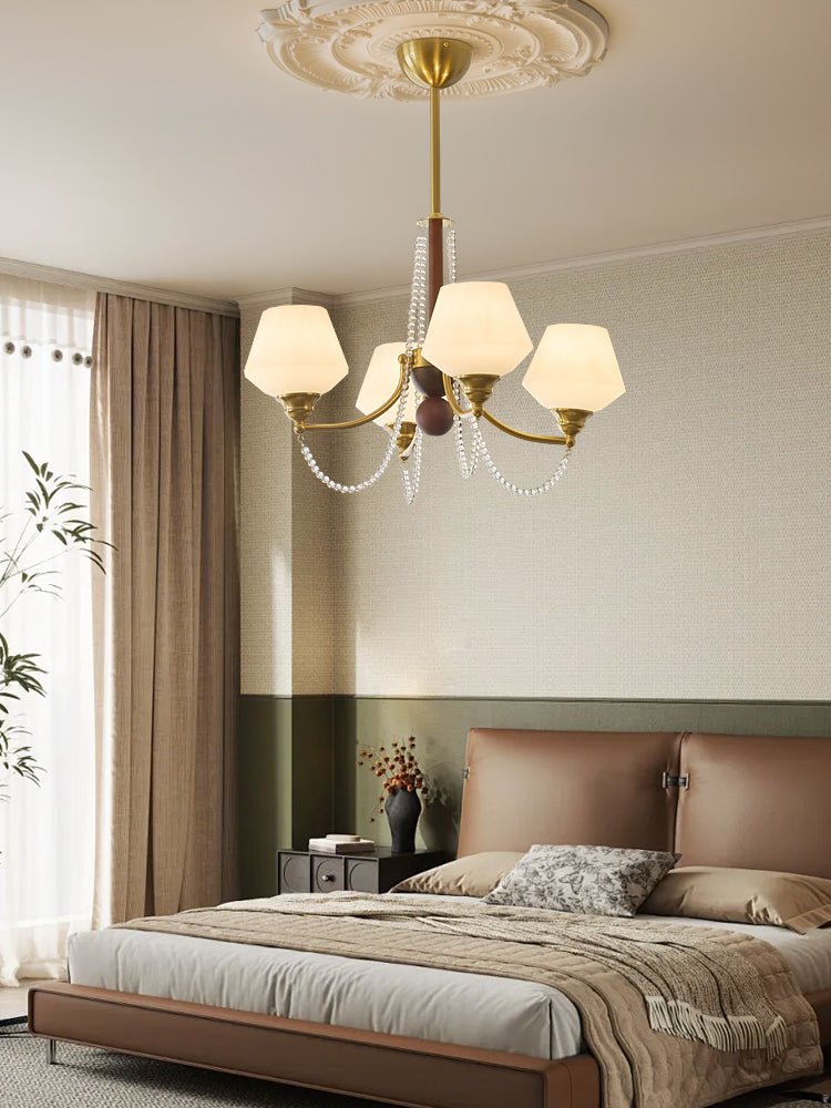 Othaus Kronleuchter im traditionellen Vintage-Stil aus Holz