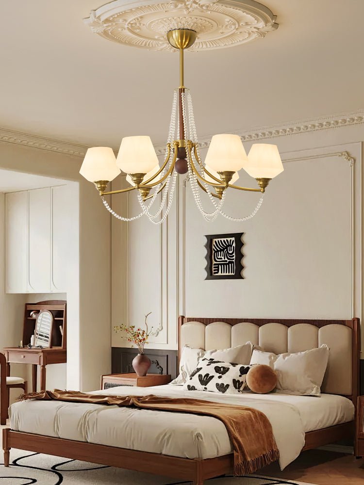 Othaus Kronleuchter im traditionellen Vintage-Stil aus Holz
