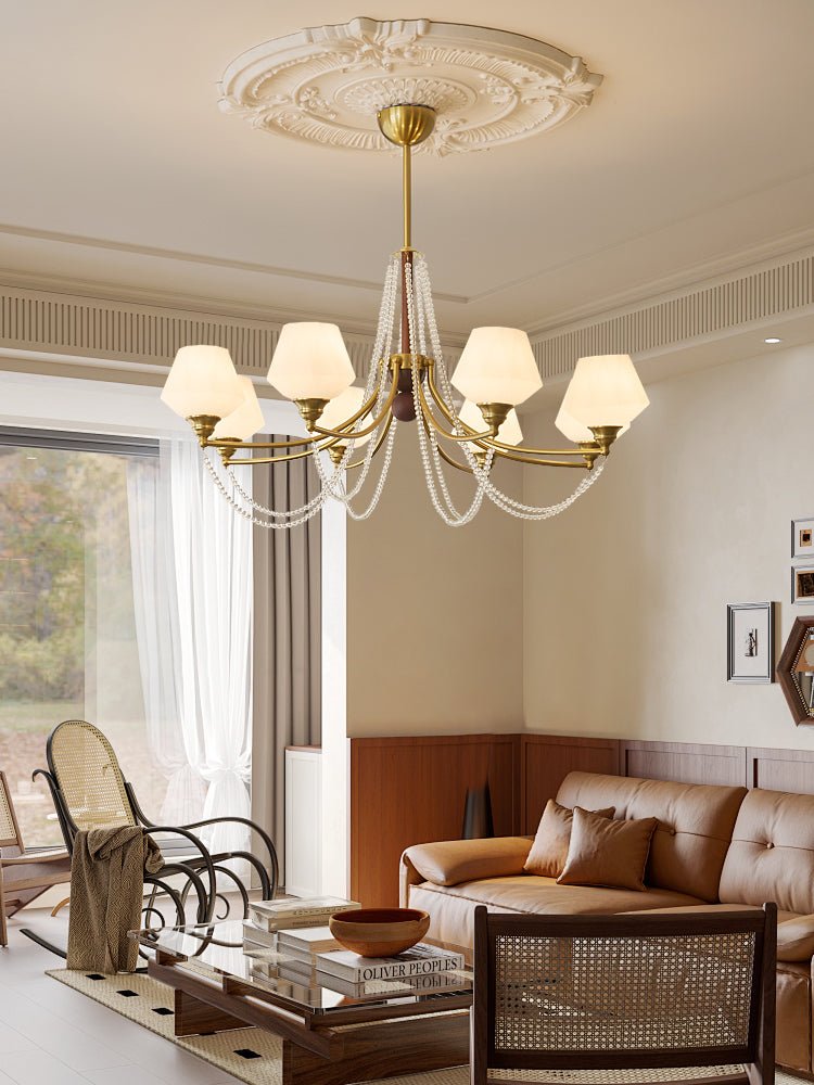 Othaus Kronleuchter im traditionellen Vintage-Stil aus Holz