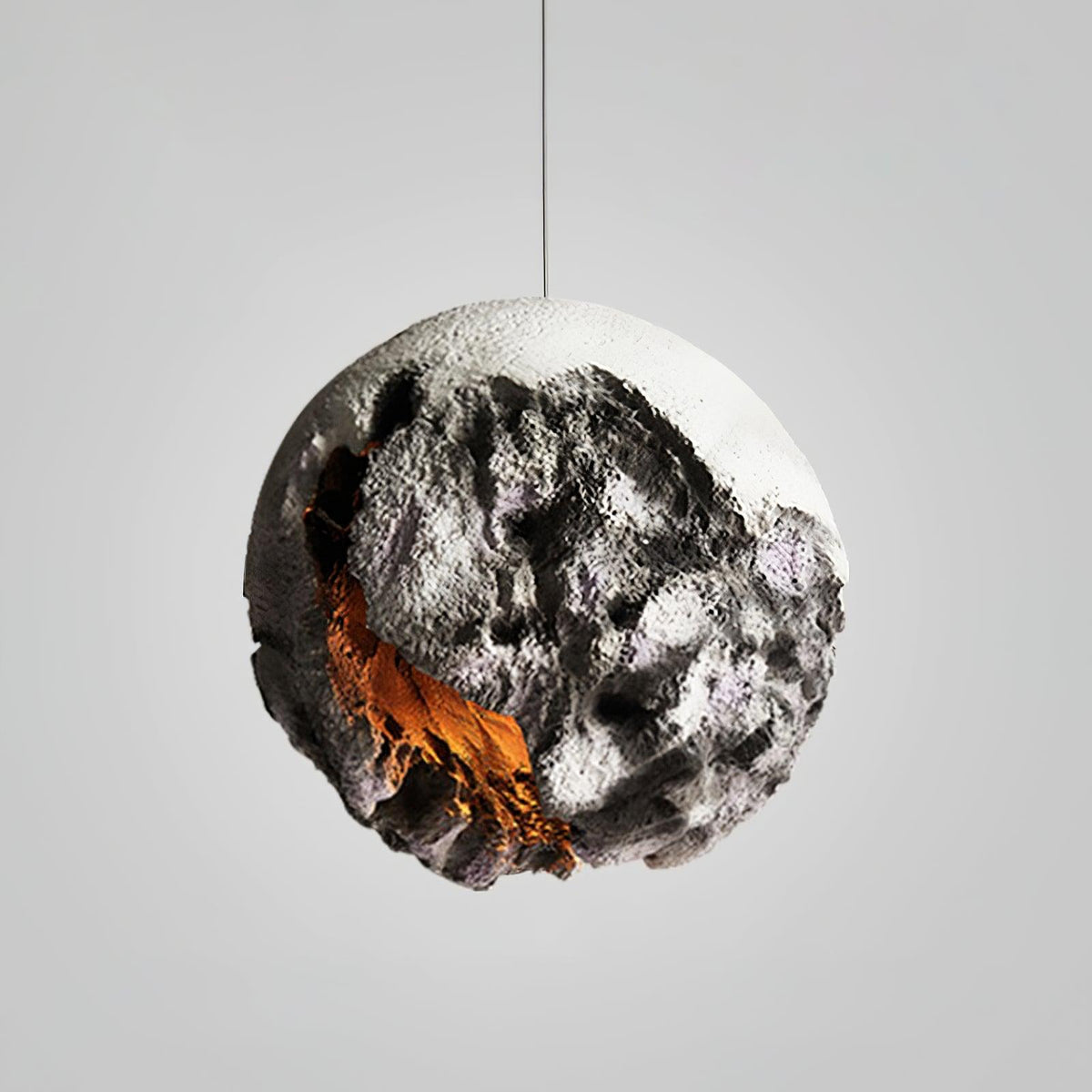 Ilphaara Irregular Planet Kunststoff-Pendelleuchte