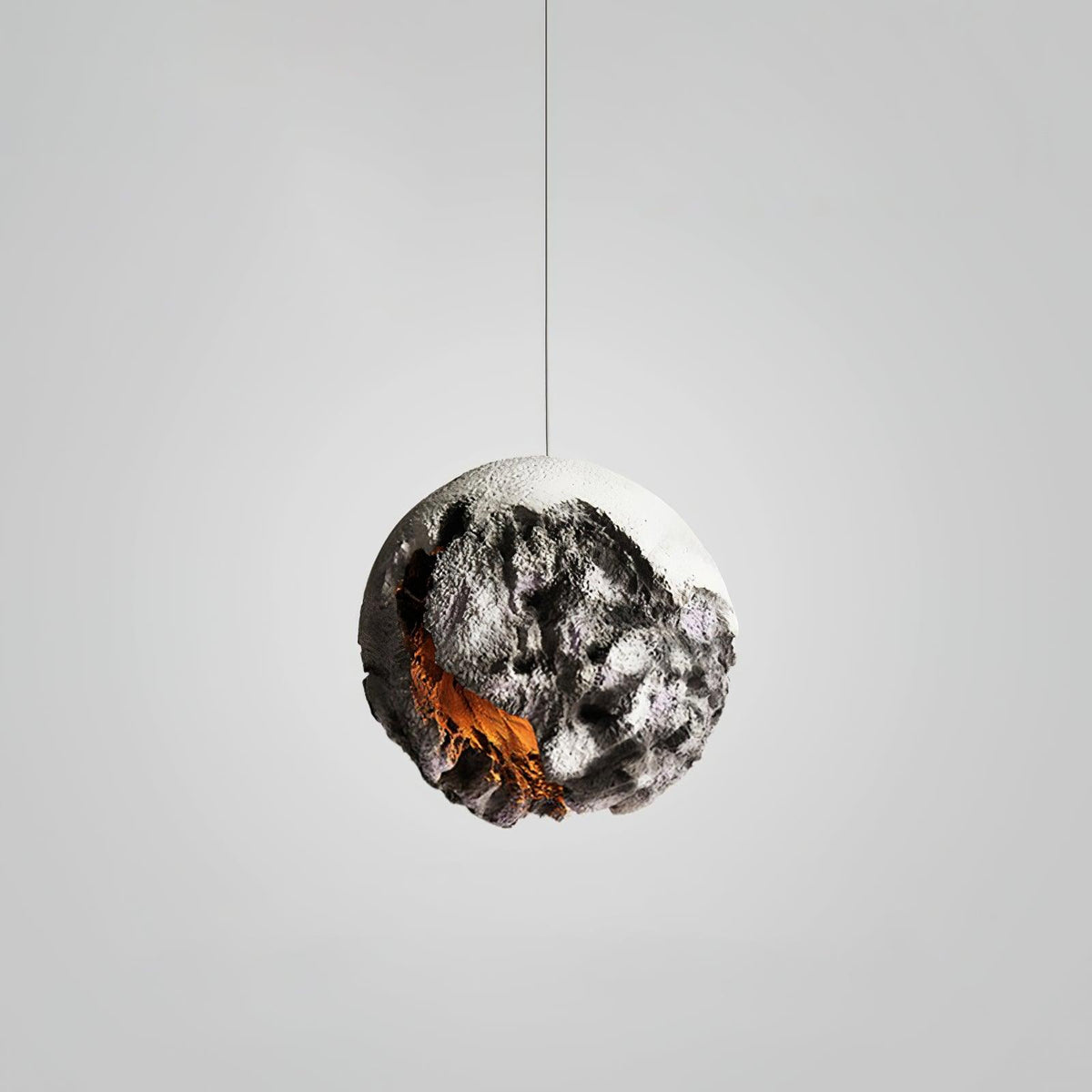 Ilphaara Irregular Planet Kunststoff-Pendelleuchte