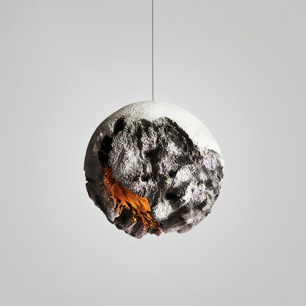 Ilphaara Irregular Planet Kunststoff-Pendelleuchte