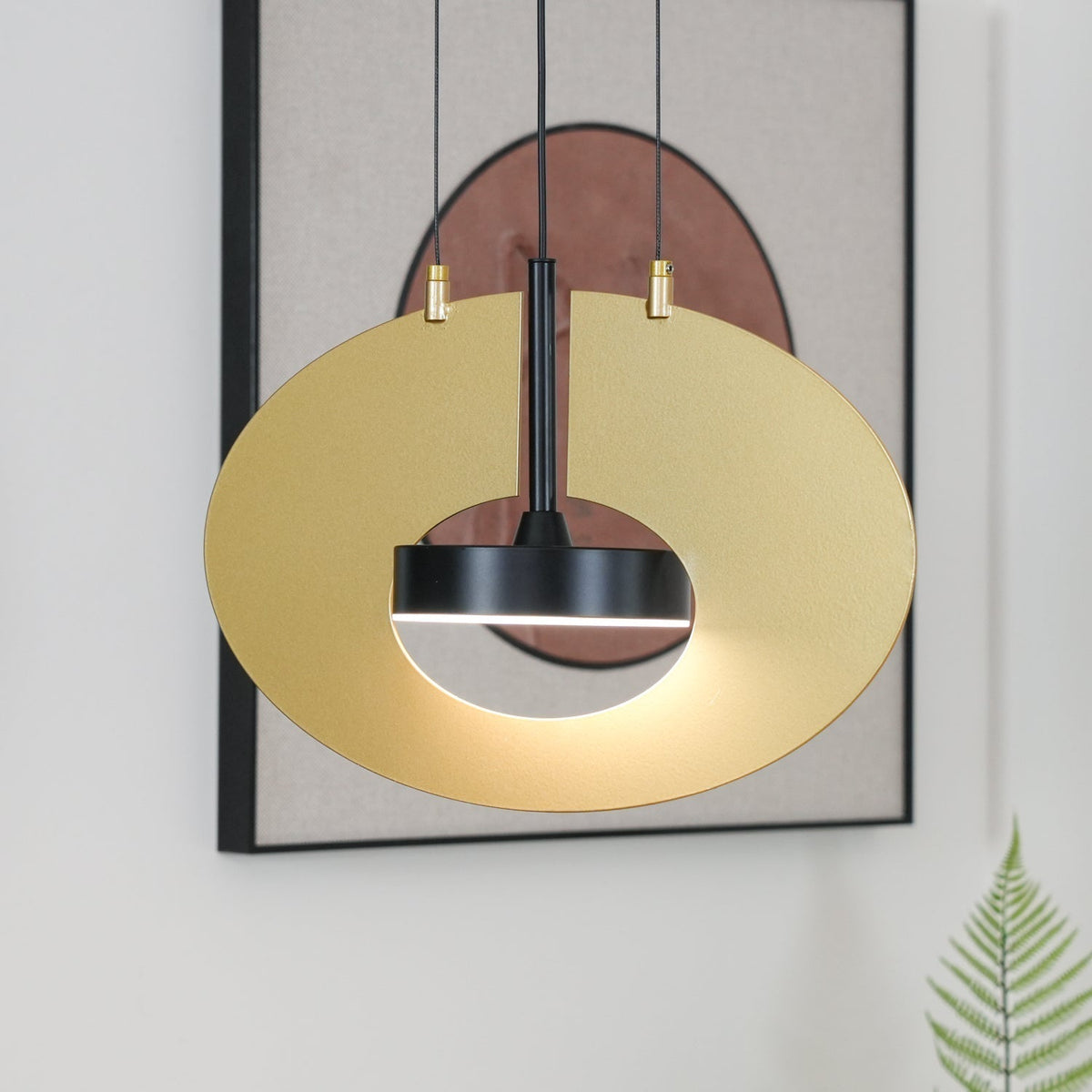 Sirixy Pendelleuchte Oval Ring Geometrisch