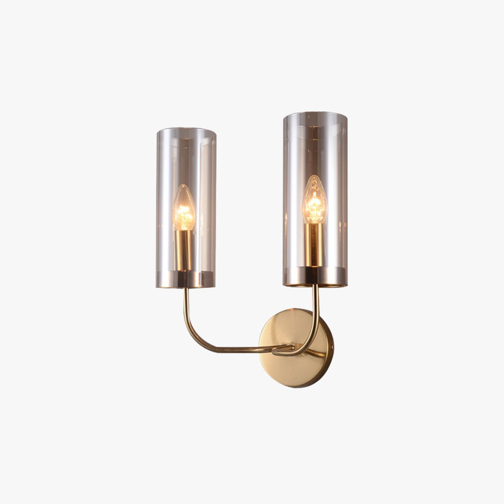 Arisha Nordic Post-Modern Wandleuchte 1/2 Leuchten Metall/Glas Wohnzimmer