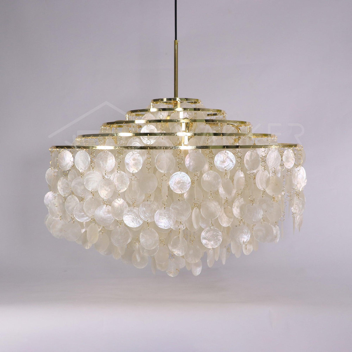 Rivena Pendelleuchte Rund Schalenring