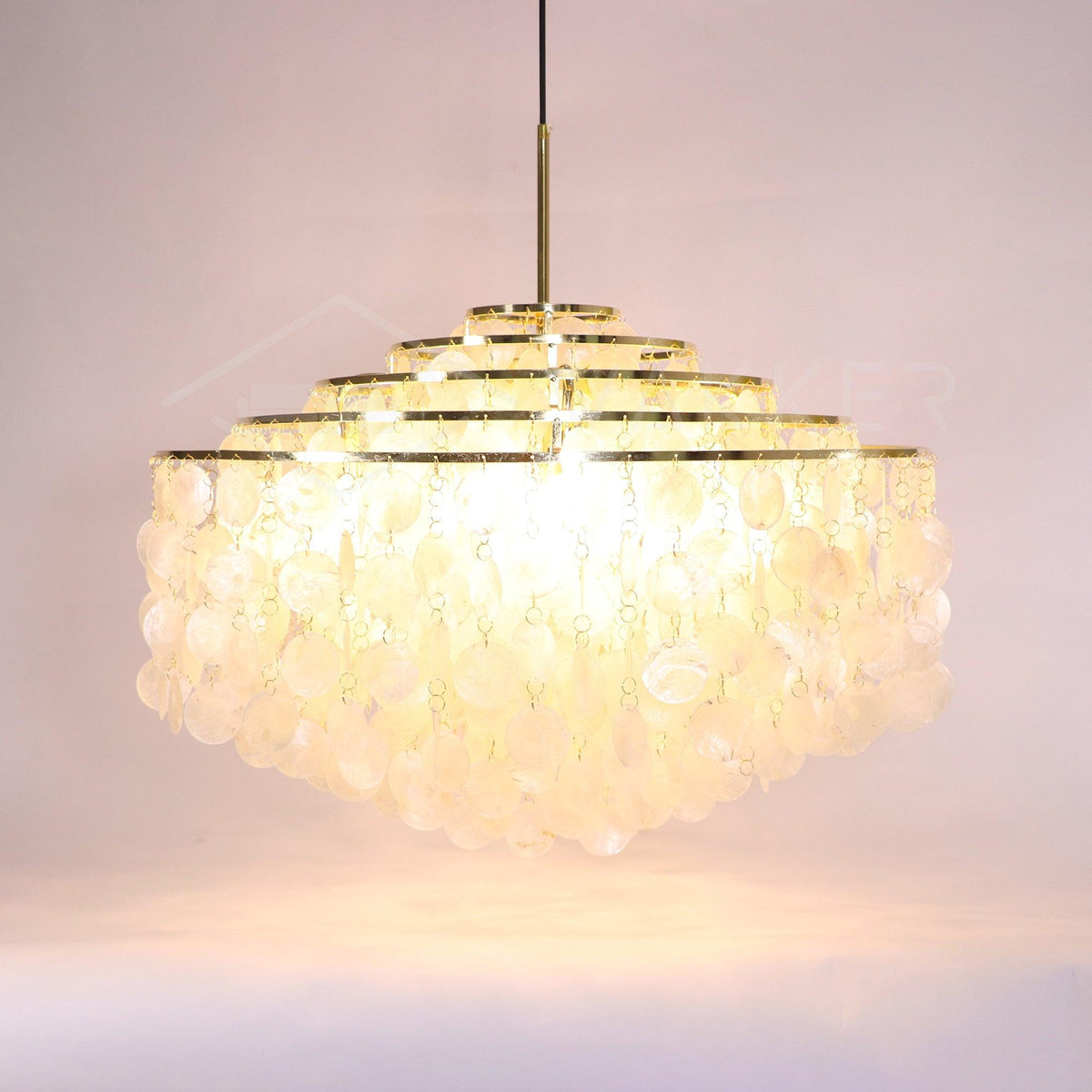 Rivena Pendelleuchte Rund Schalenring