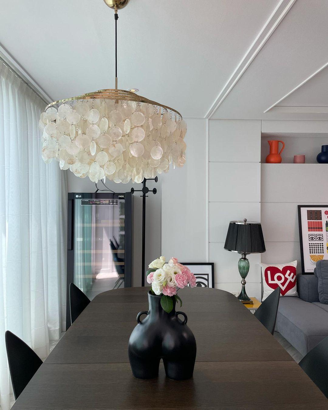 Rivena Pendelleuchte Rund Schalenring