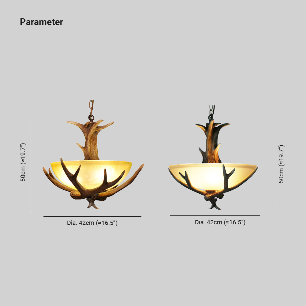 SilvaRetro LED Pendelleuchte Holz Glas Esszimmer/Wohnzimmer