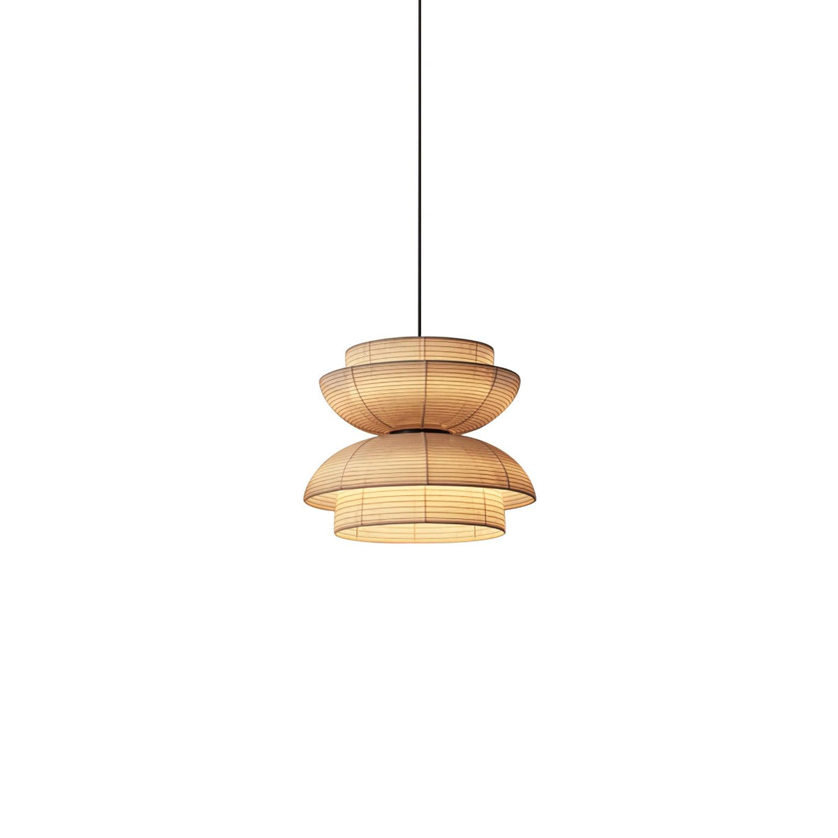 Zelvin Pendelleuchte aus Stoff im künstlerischen Design