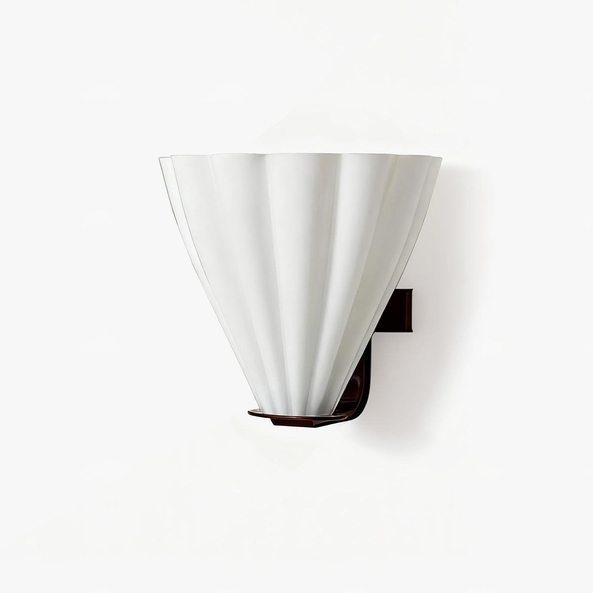 Ixelyn fächerförmige Wandleuchte aus Glas