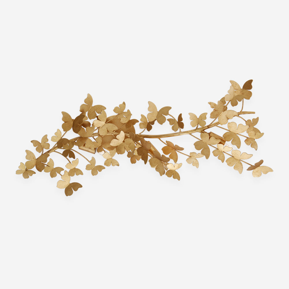 Gina Wandleuchte Butterfly Branch Gold Dekorativ