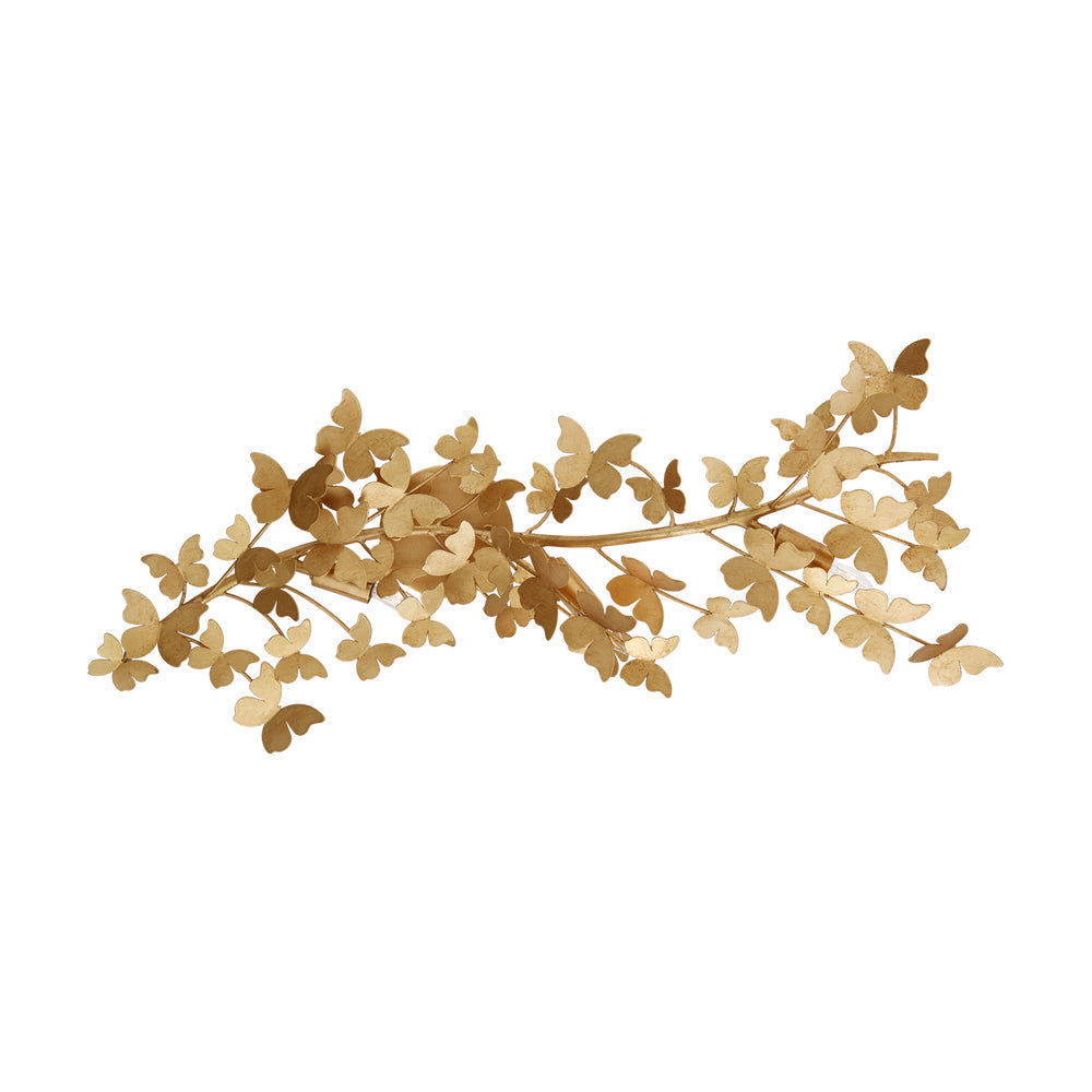 Gina Wandleuchte Butterfly Branch Gold Dekorativ