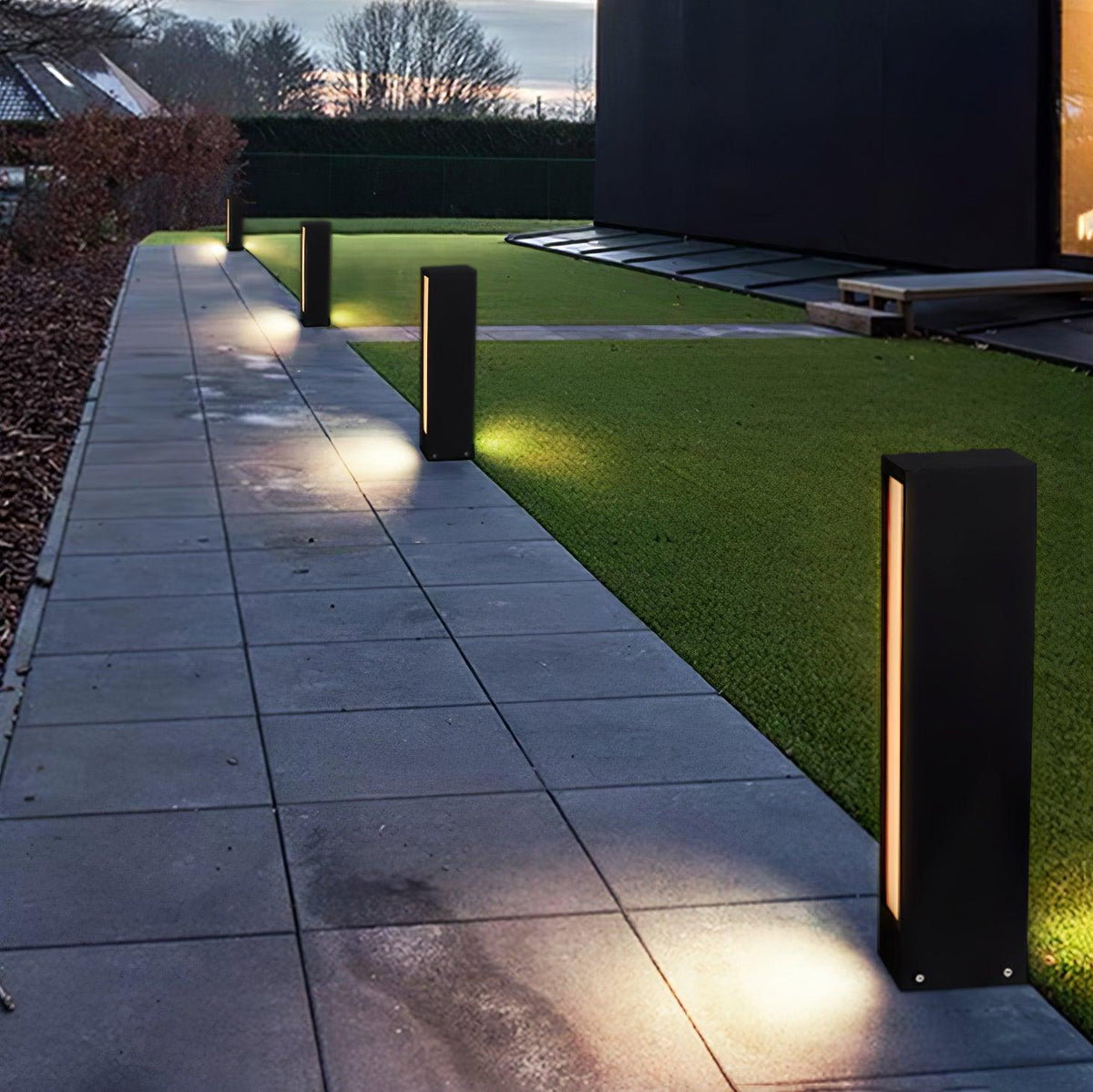 Ulzoril minimalistisch Aluminium Außenleuchte