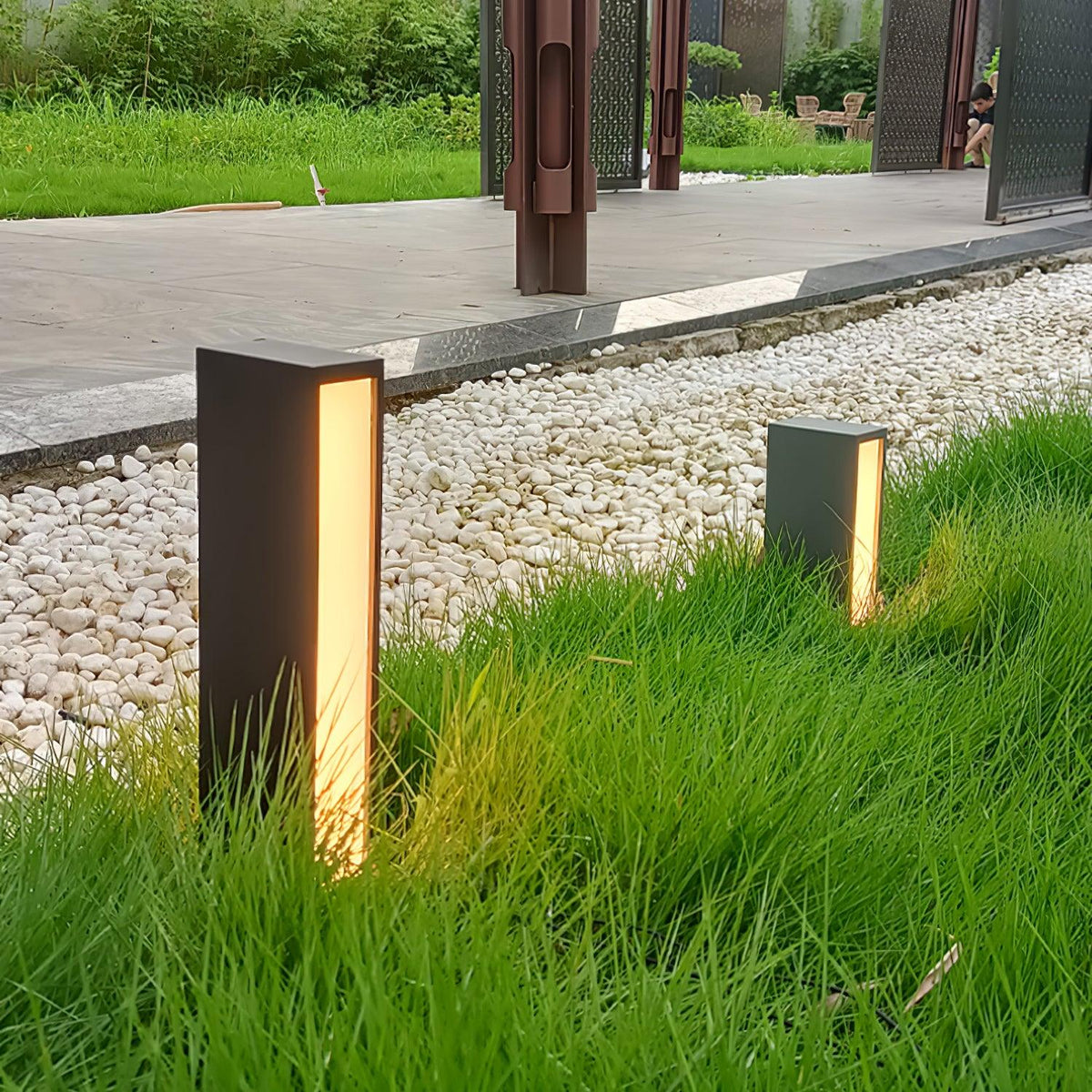Ulzoril minimalistisch Aluminium Außenleuchte