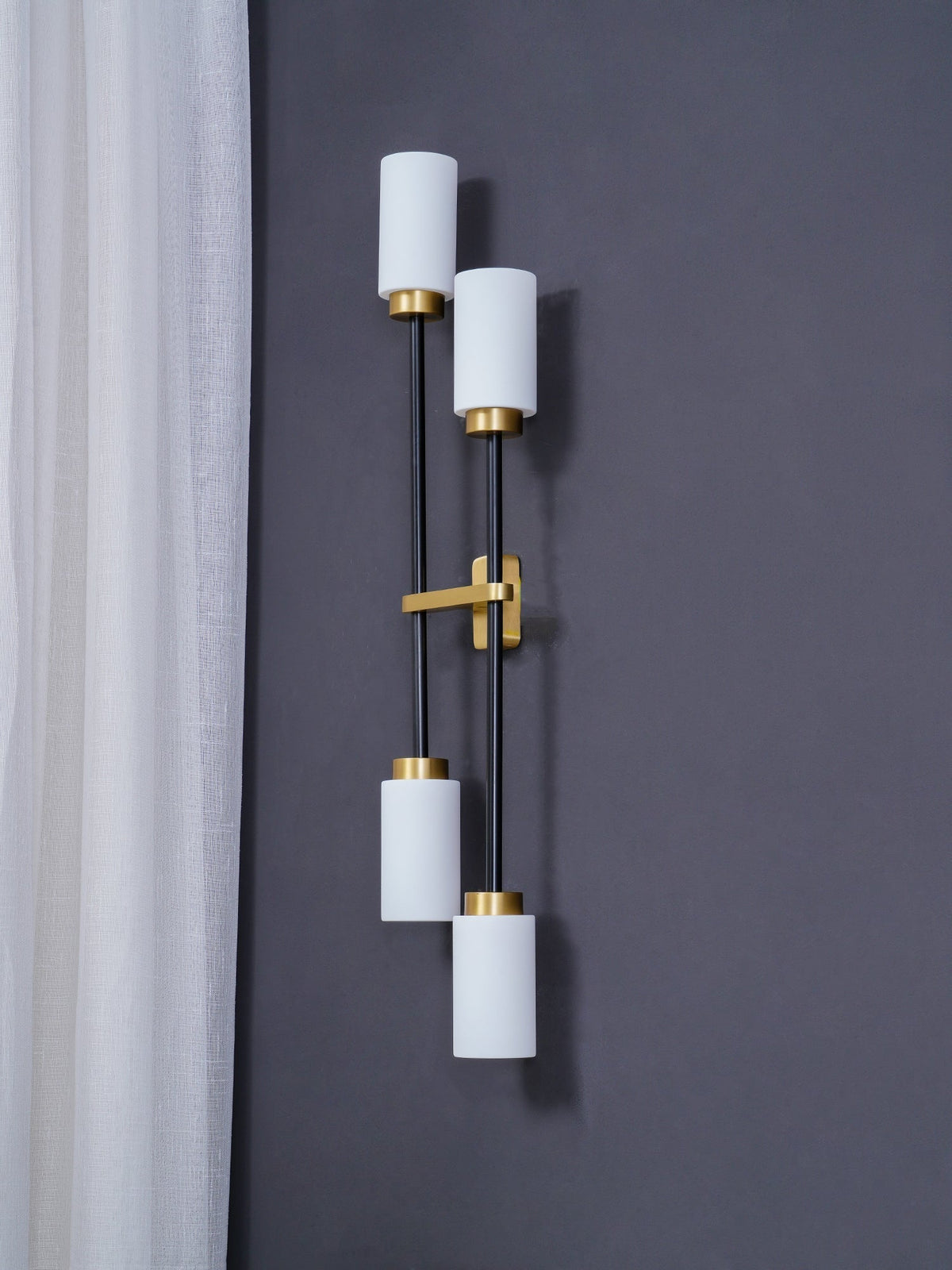 Tekas Wandleuchte Zylinder Glas Linear