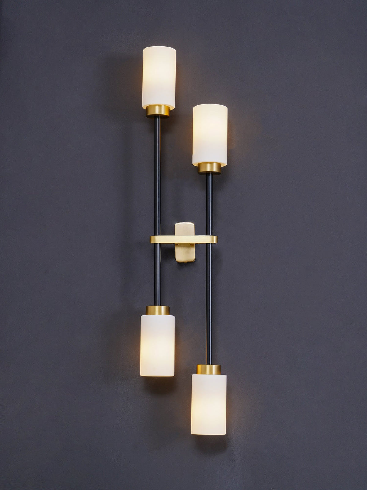 Tekas Wandleuchte Zylinder Glas Linear