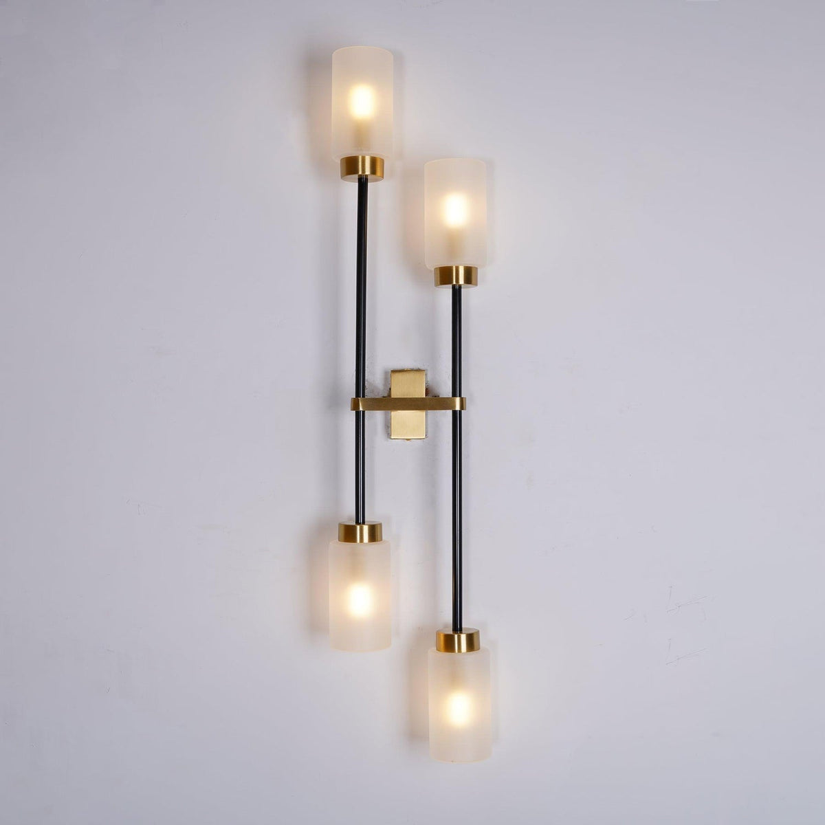 Tekas Wandleuchte Zylinder Glas Linear