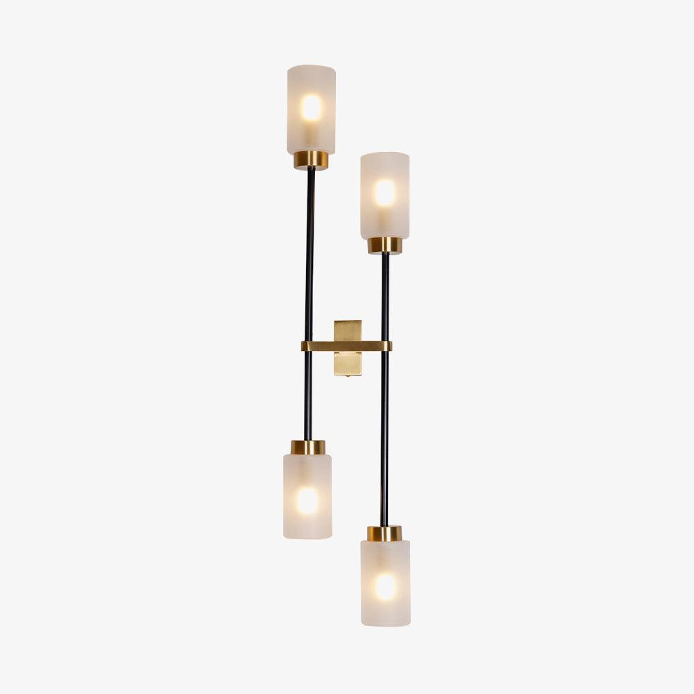 Tekas Wandleuchte Zylinder Glas Linear