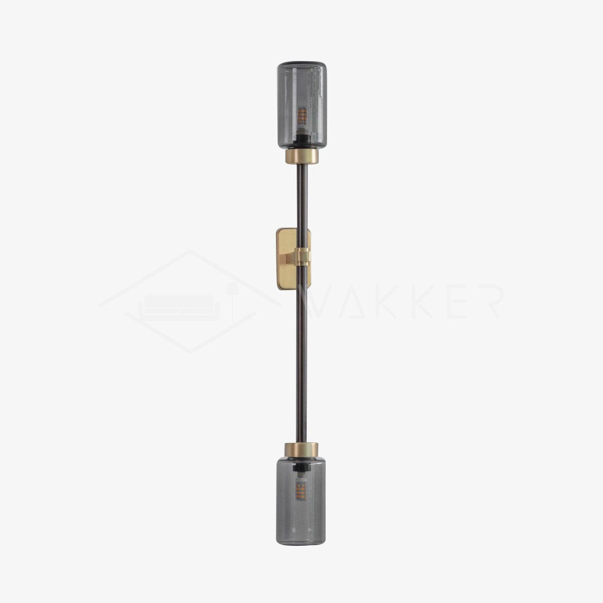 Tekas Wandleuchte Zylinder Glas Linear
