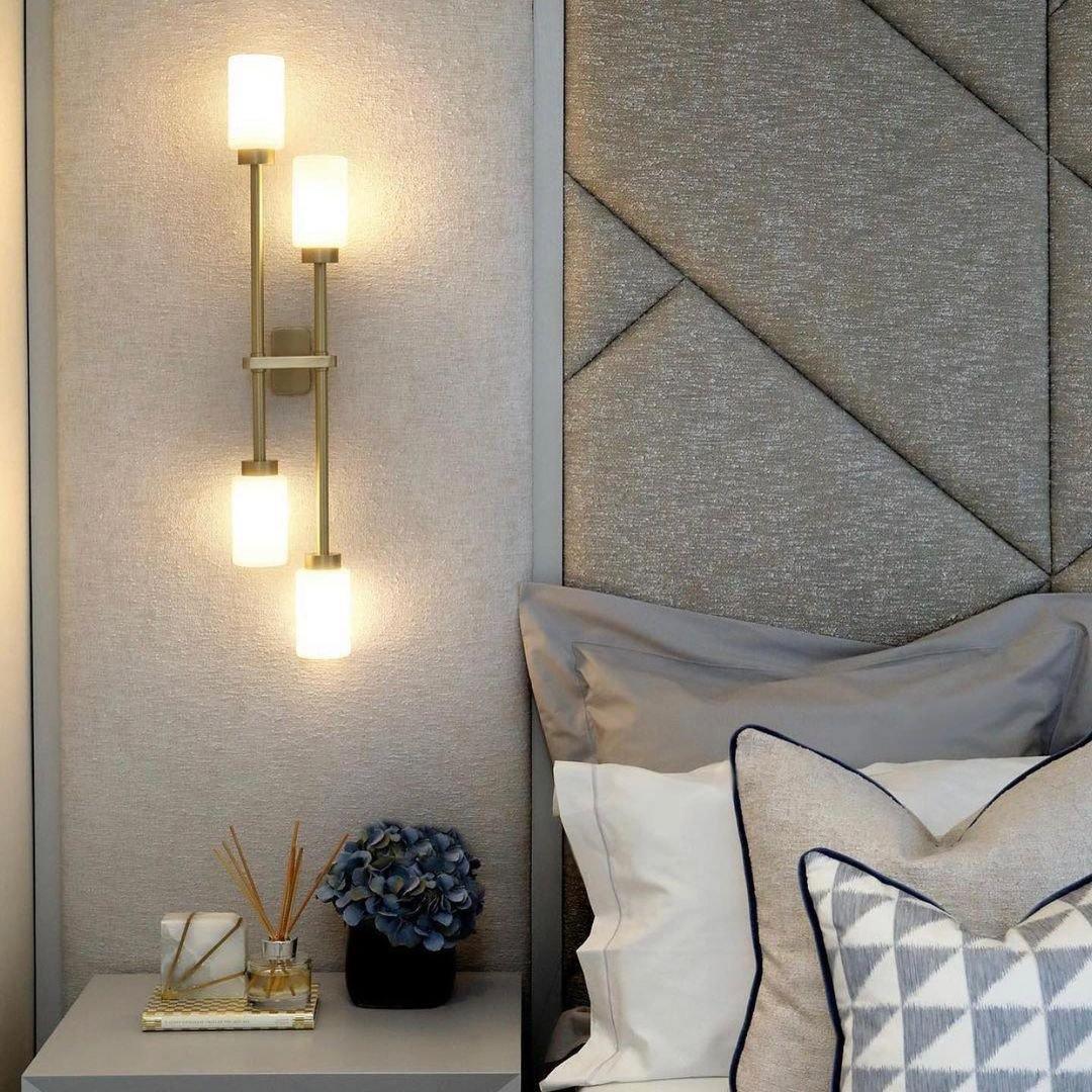 Tekas Wandleuchte Zylinder Glas Linear