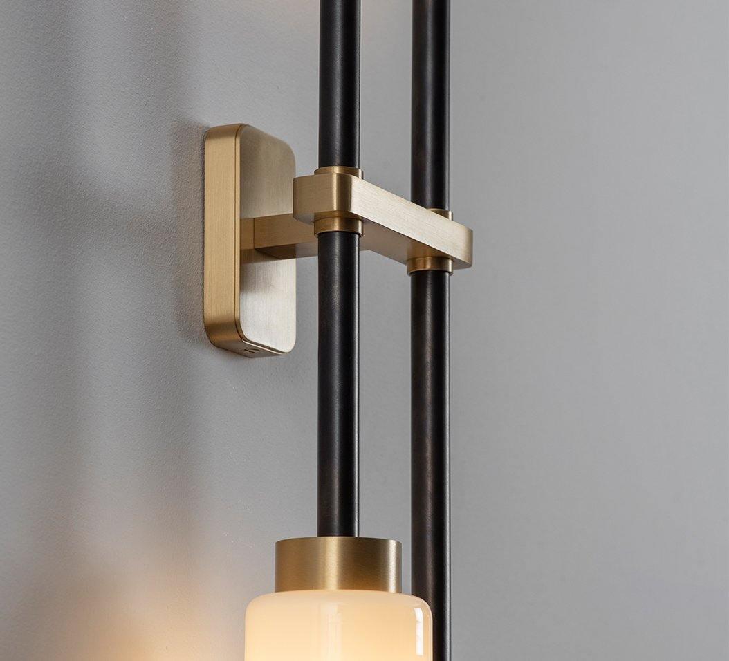 Tekas Wandleuchte Zylinder Glas Linear