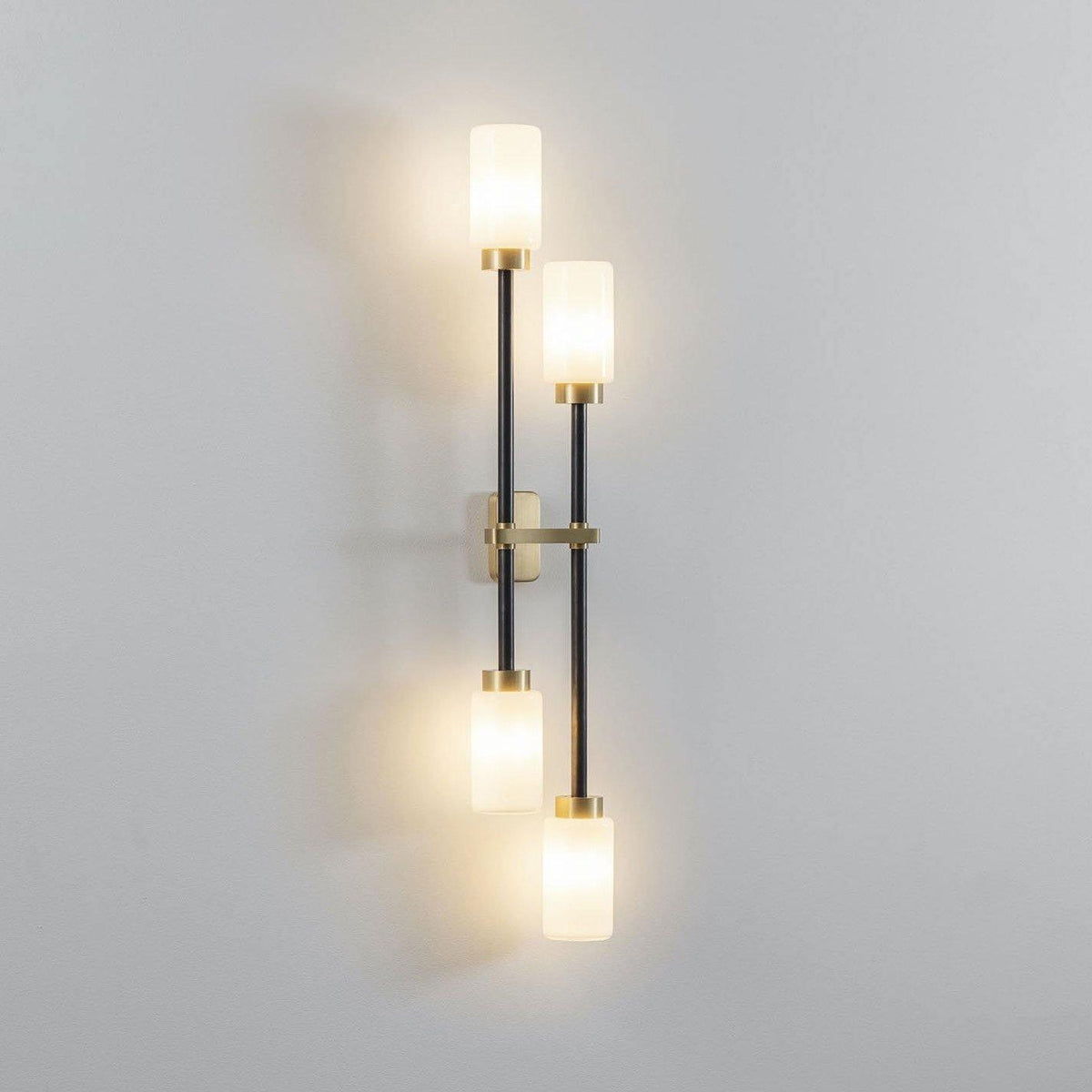 Tekas Wandleuchte Zylinder Glas Linear